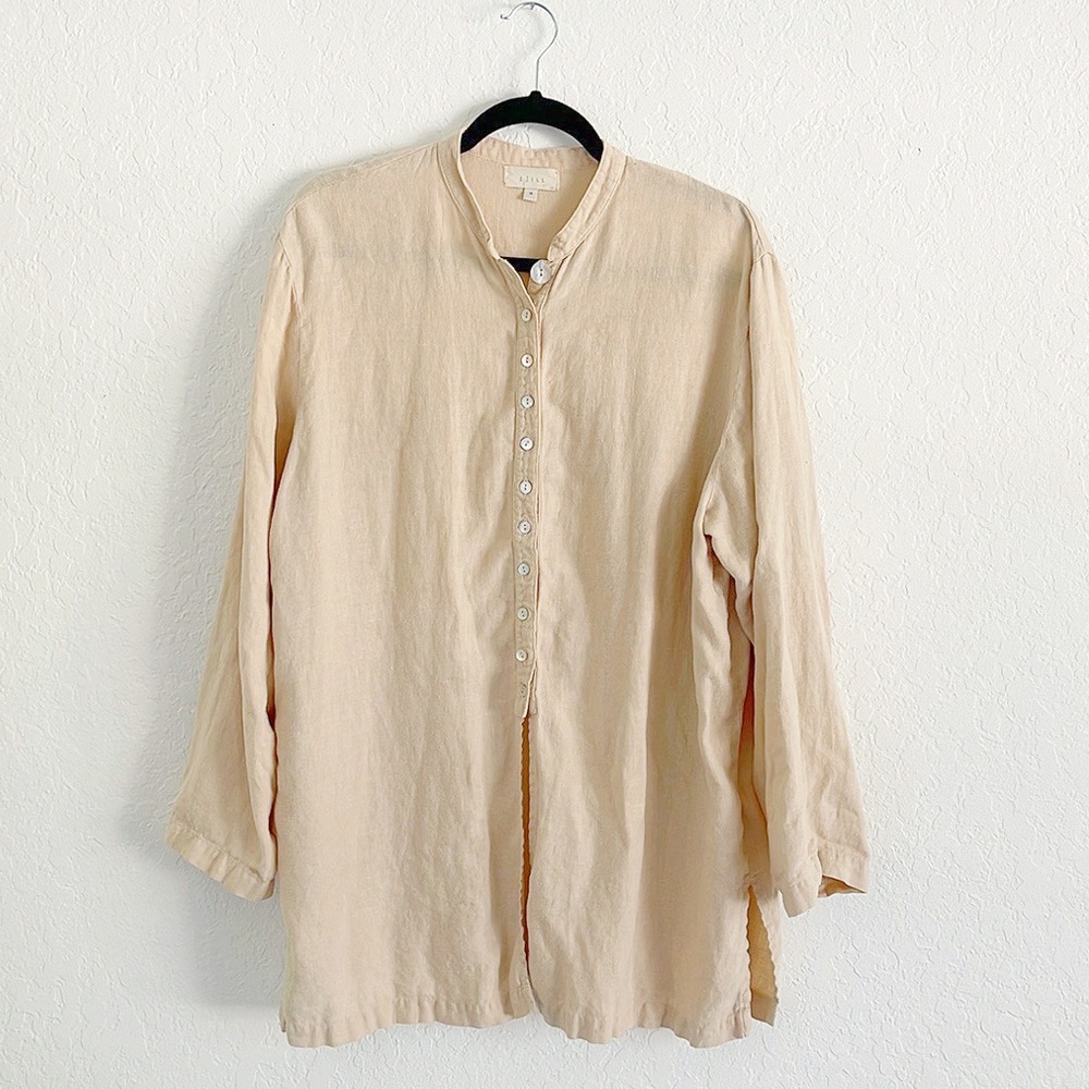 J Jill Linen Button Shirt Size 1X